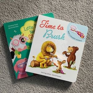 TWO Usborne Reusable Sticker Books